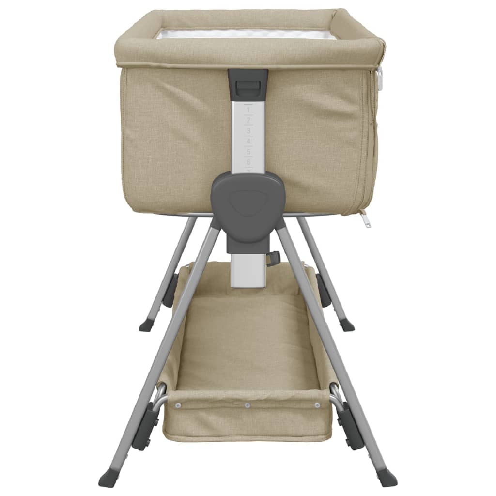 Babybox met matras linnen taupe is nu te koop bij PeponiXL, paradijselijk wonen!