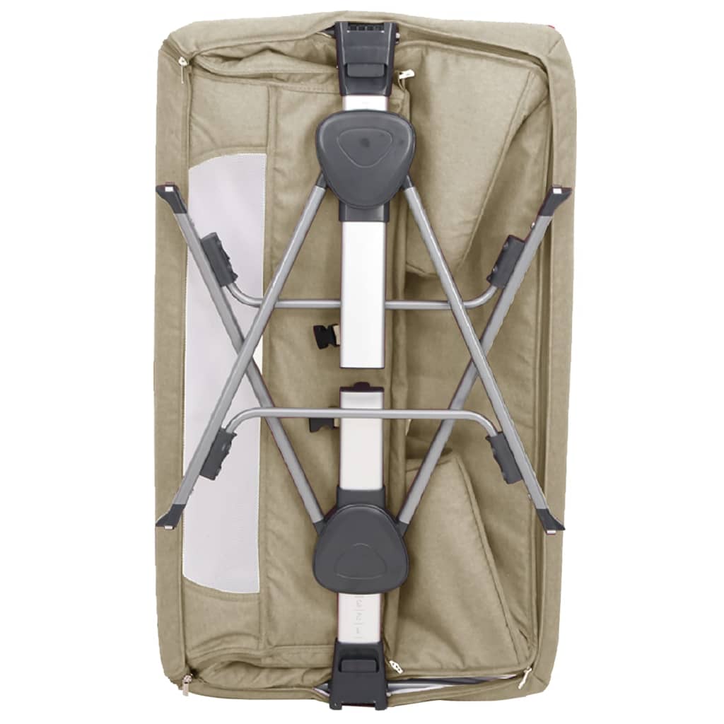 Babybox met matras linnen taupe is nu te koop bij PeponiXL, paradijselijk wonen!