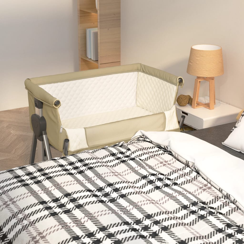 Babybox met matras linnen taupe is nu te koop bij PeponiXL, paradijselijk wonen!