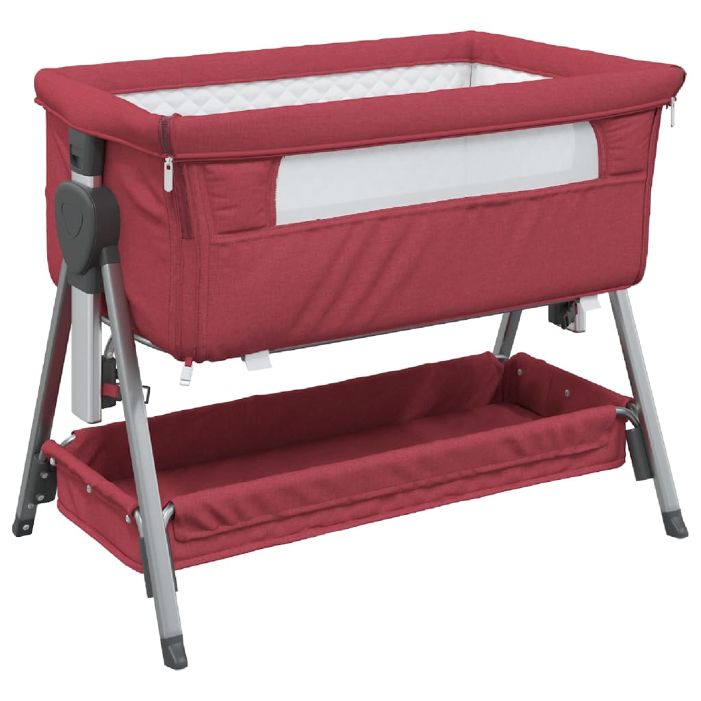 Babybox met matras linnen rood is nu te koop bij PeponiXL, paradijselijk wonen!