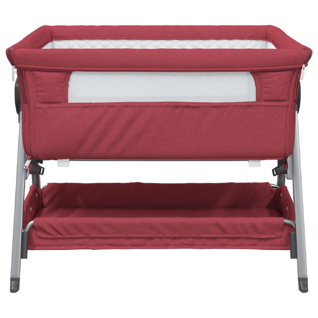 Babybox met matras linnen rood is nu te koop bij PeponiXL, paradijselijk wonen!