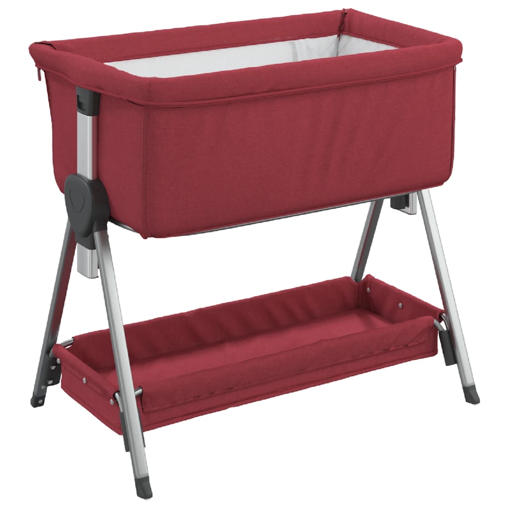 Babybox met matras linnen rood is nu te koop bij PeponiXL, paradijselijk wonen!
