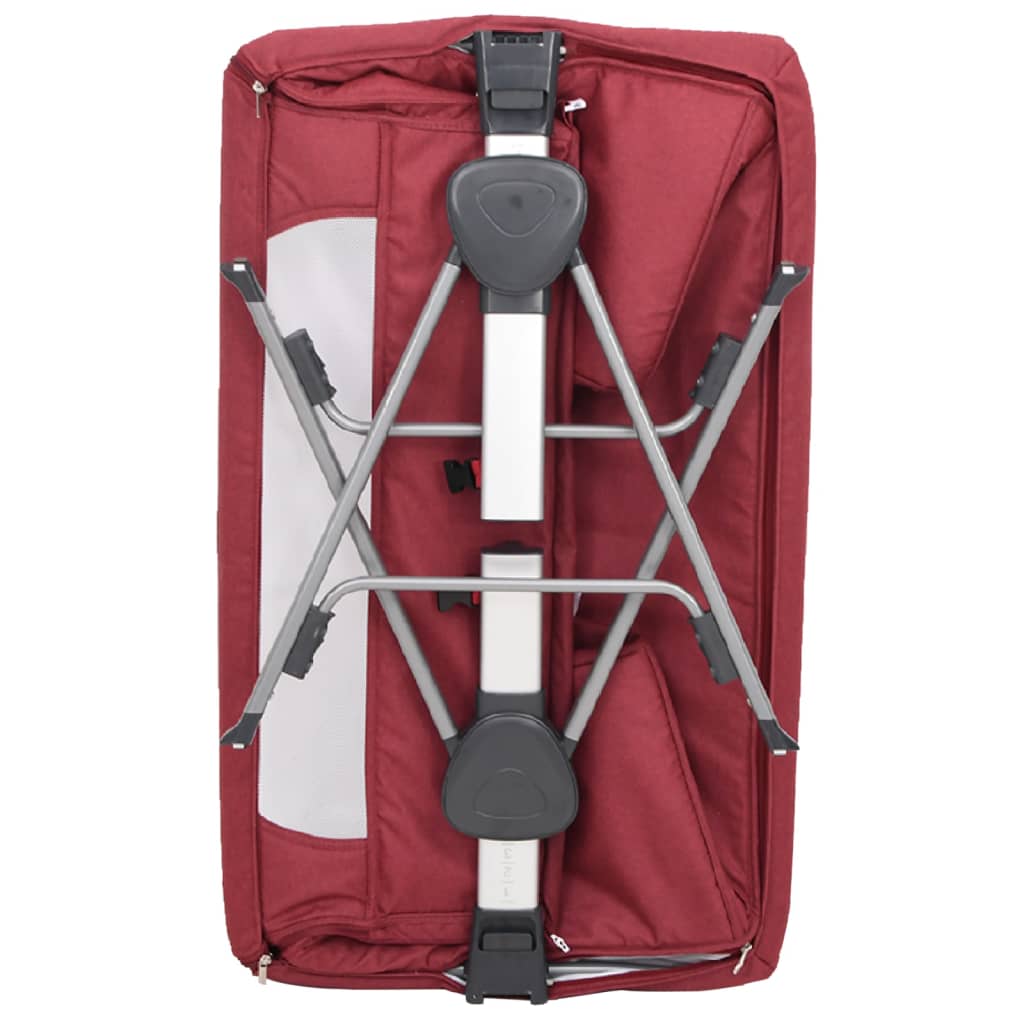Babybox met matras linnen rood is nu te koop bij PeponiXL, paradijselijk wonen!
