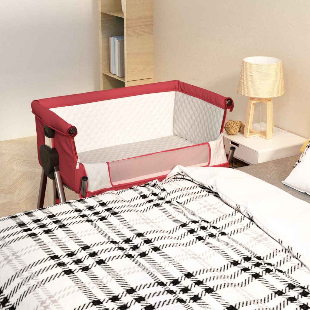 Babybox met matras linnen rood is nu te koop bij PeponiXL, paradijselijk wonen!