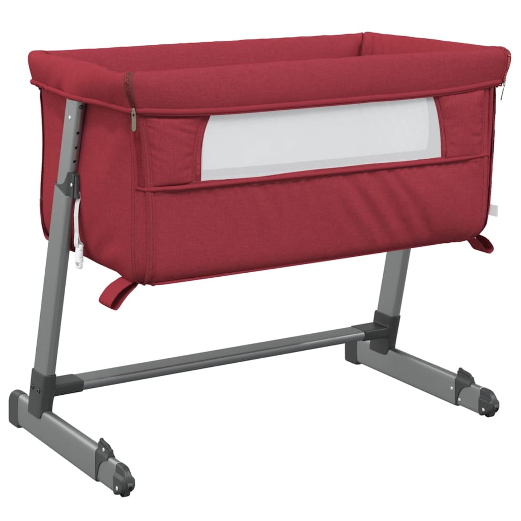 Babybox met matras linnen rood is nu te koop bij PeponiXL, paradijselijk wonen!
