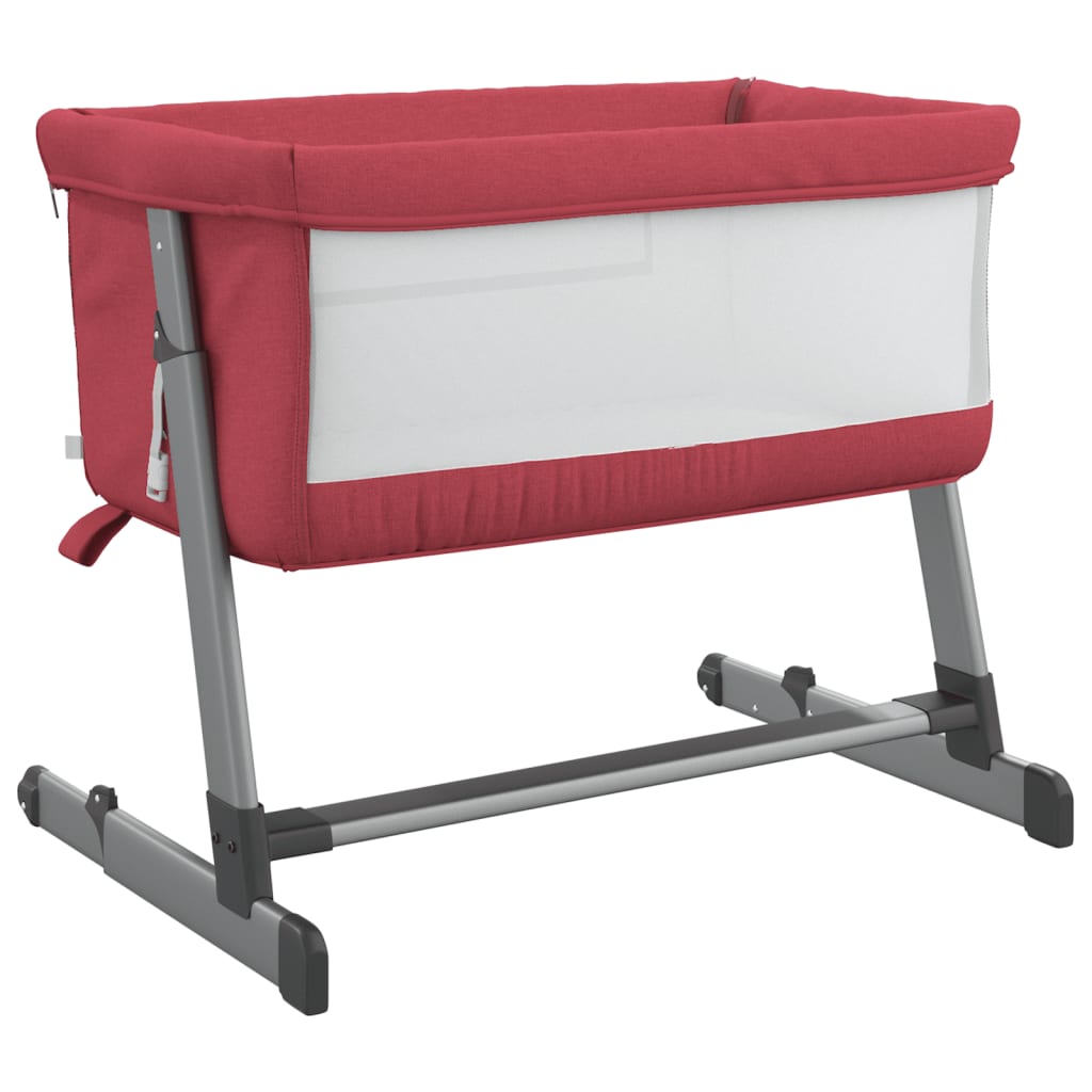 Babybox met matras linnen rood is nu te koop bij PeponiXL, paradijselijk wonen!