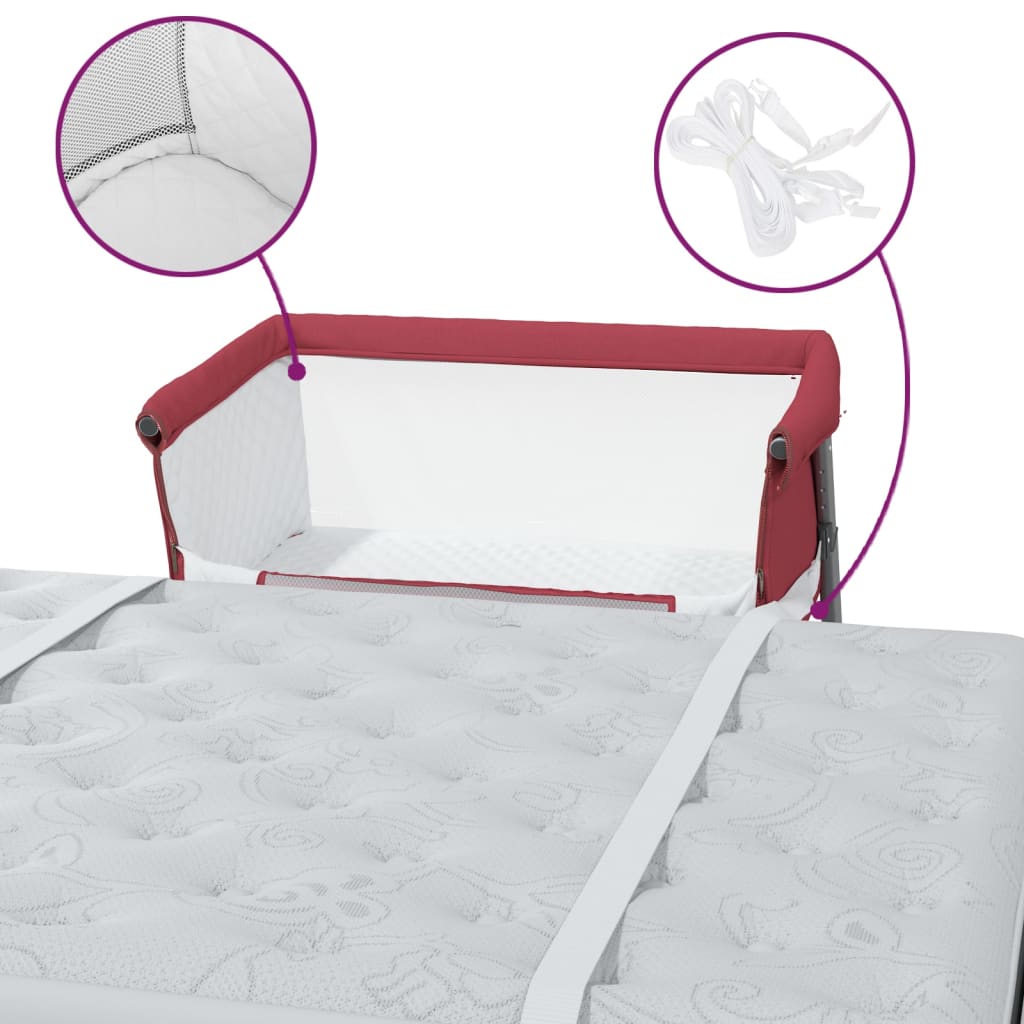 Babybox met matras linnen rood is nu te koop bij PeponiXL, paradijselijk wonen!