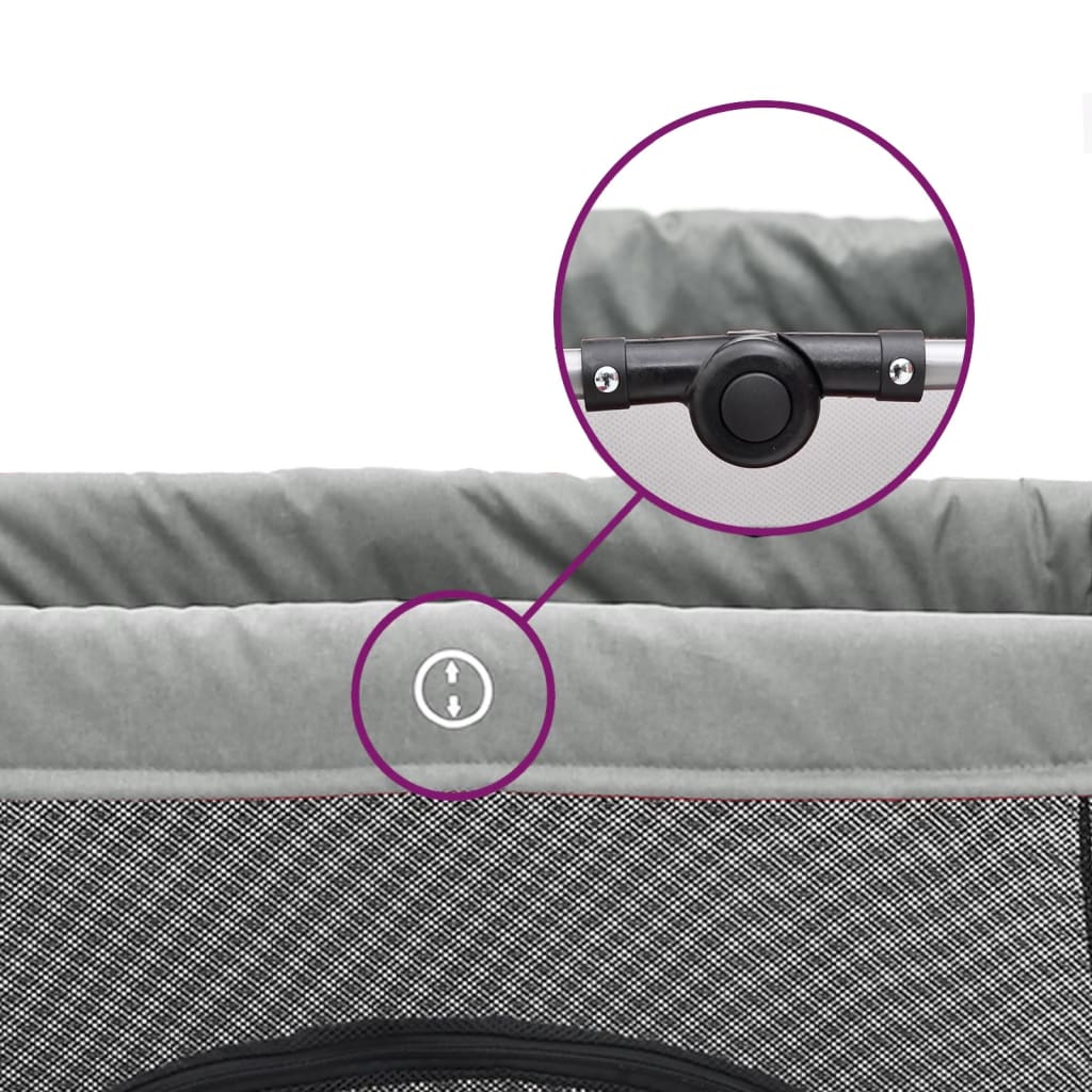 Babybox met matras linnen lichtgrijs is nu te koop bij PeponiXL, paradijselijk wonen!