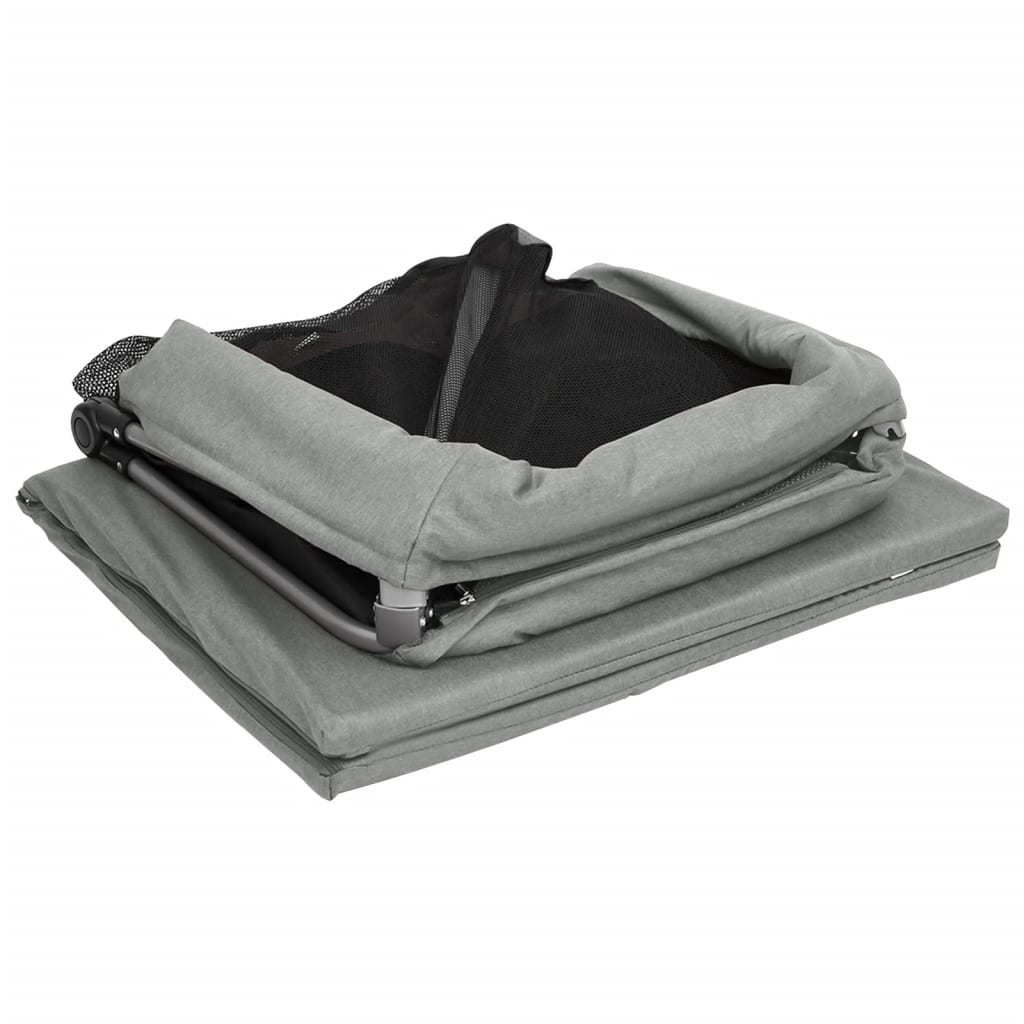 Babybox met matras linnen lichtgrijs is nu te koop bij PeponiXL, paradijselijk wonen!