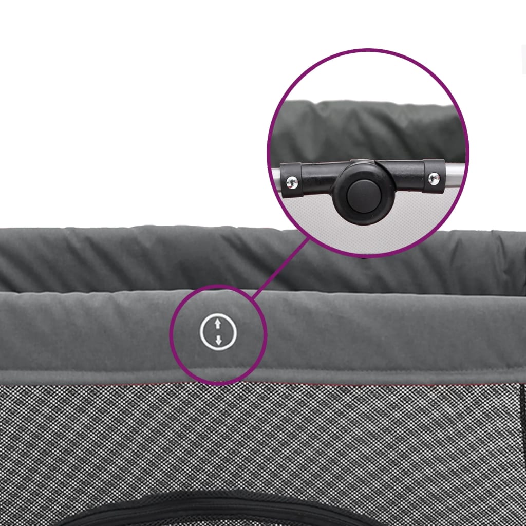 Babybox met matras linnen donkergrijs is nu te koop bij PeponiXL, paradijselijk wonen!