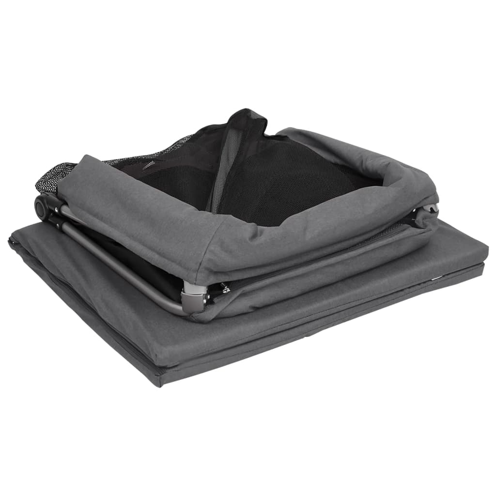 Babybox met matras linnen donkergrijs is nu te koop bij PeponiXL, paradijselijk wonen!