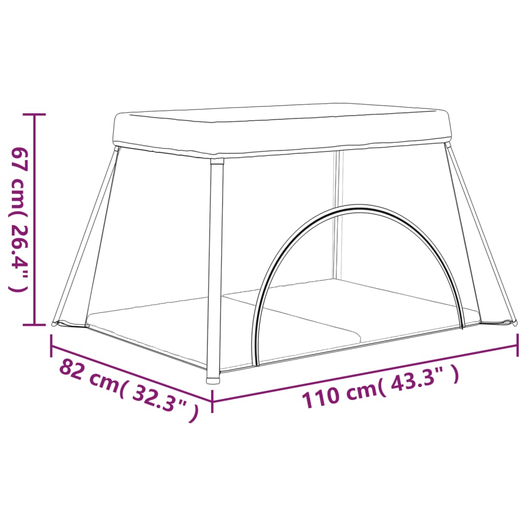 Babybox met matras linnen rood is nu te koop bij PeponiXL, paradijselijk wonen!