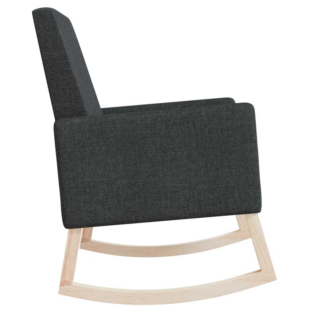 Schommelstoel stof zwart is nu te koop bij PeponiXL, paradijselijk wonen!
