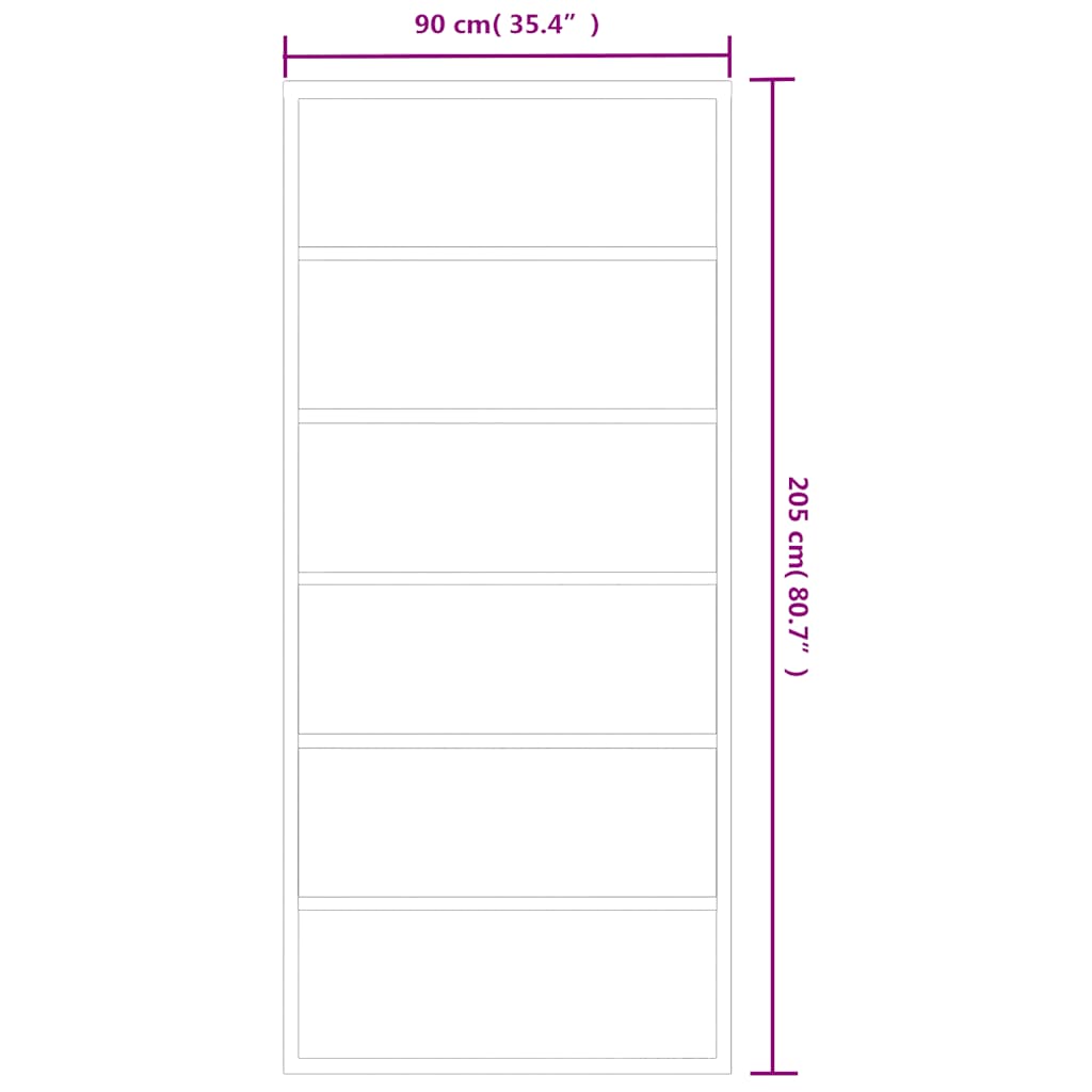 Schuifdeur 90x205 cm ESG-glas en aluminium zwart is nu te koop bij PeponiXL, paradijselijk wonen!