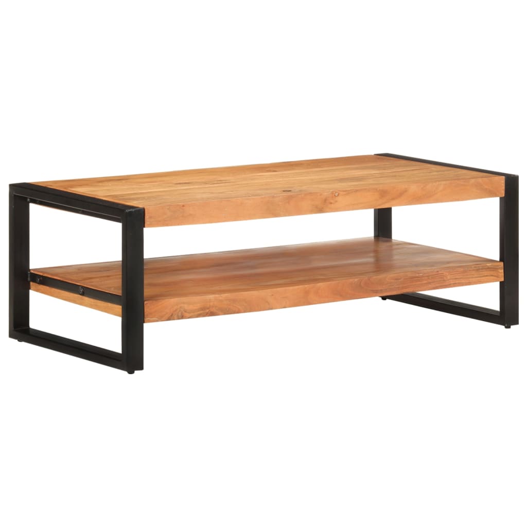 Salontafel 120x60x40 cm massief acaciahout is nu te koop bij PeponiXL, paradijselijk wonen!