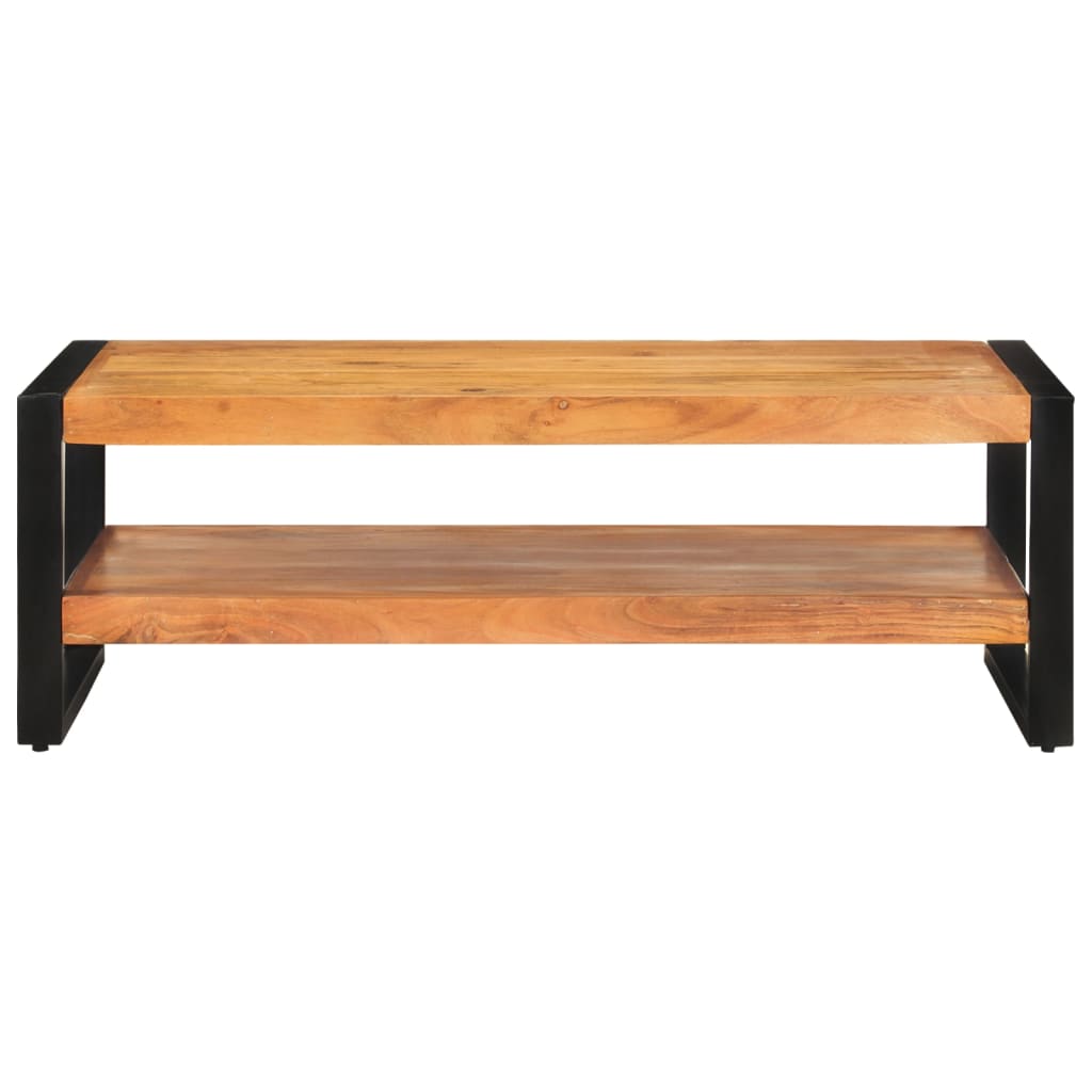 Salontafel 120x60x40 cm massief acaciahout is nu te koop bij PeponiXL, paradijselijk wonen!