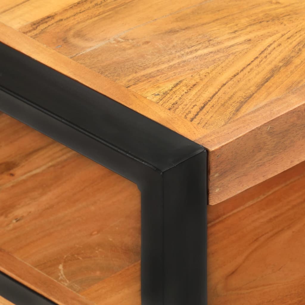 Salontafel 120x60x40 cm massief acaciahout is nu te koop bij PeponiXL, paradijselijk wonen!
