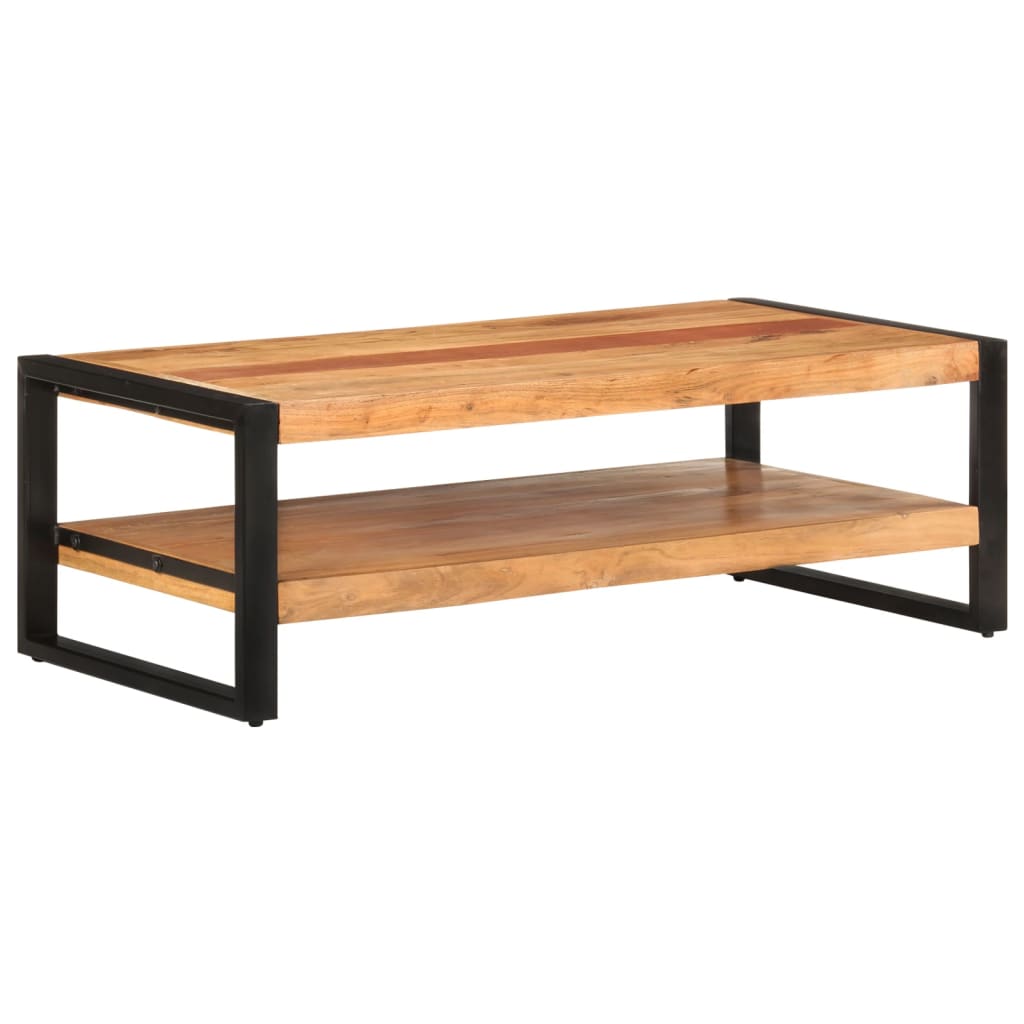 Salontafel 120x60x40 cm massief acaciahout is nu te koop bij PeponiXL, paradijselijk wonen!