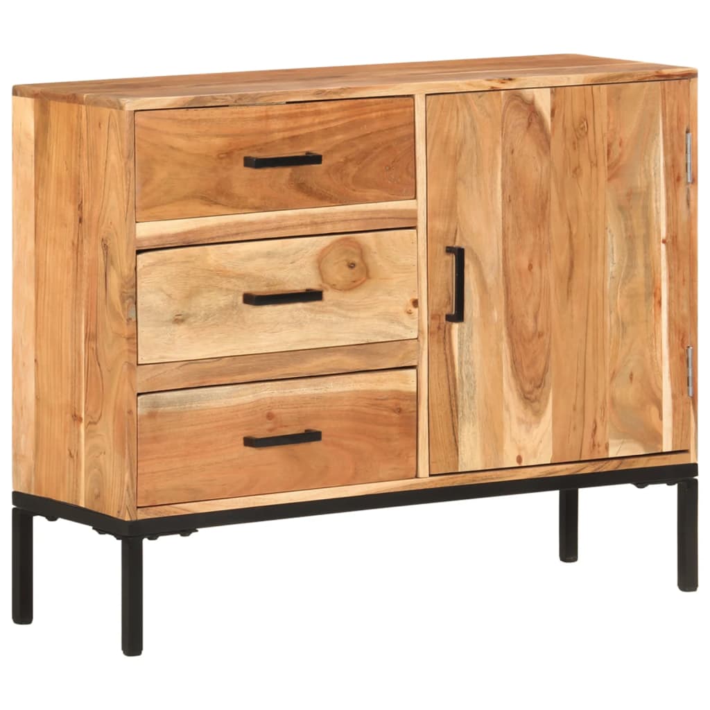 Dressoir 88x30x73 cm massief acaciahout is nu te koop bij PeponiXL, paradijselijk wonen!