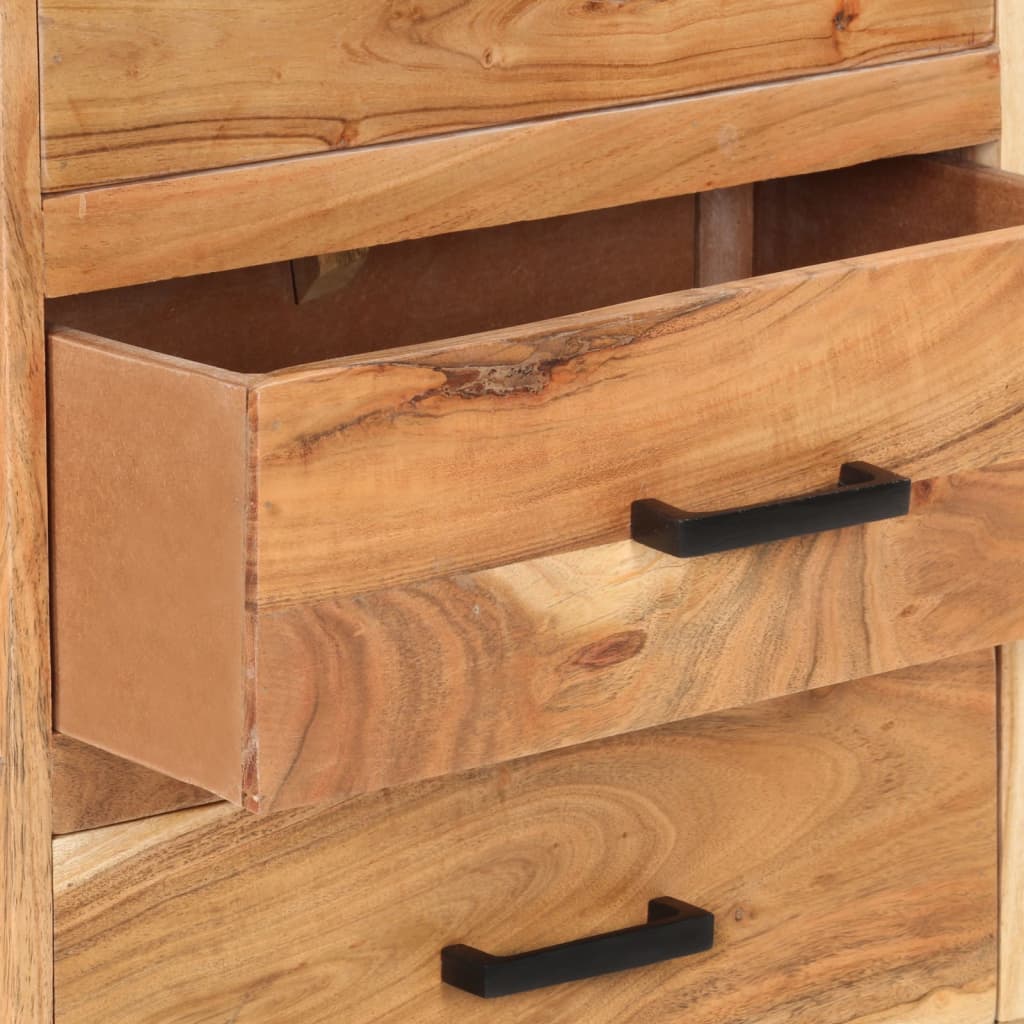 Dressoir 88x30x73 cm massief acaciahout is nu te koop bij PeponiXL, paradijselijk wonen!