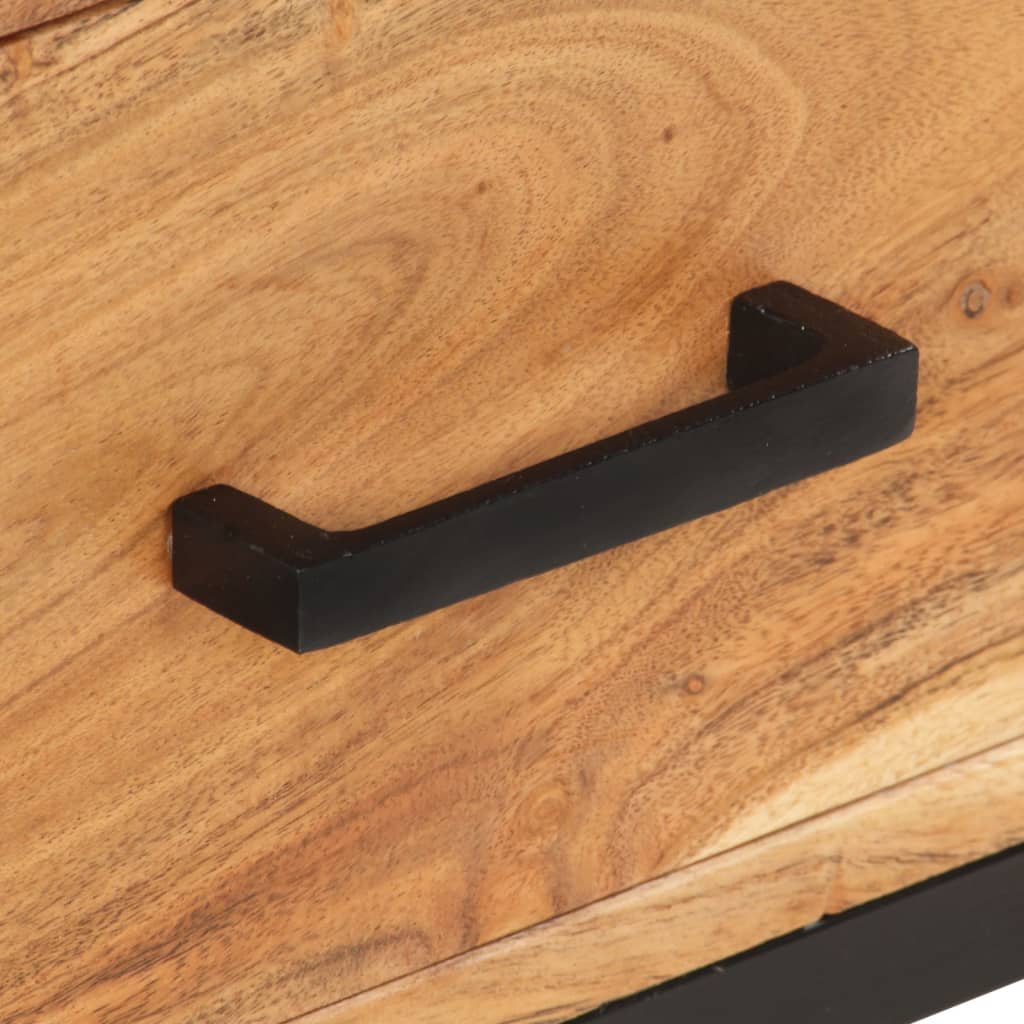 Dressoir 88x30x73 cm massief acaciahout is nu te koop bij PeponiXL, paradijselijk wonen!