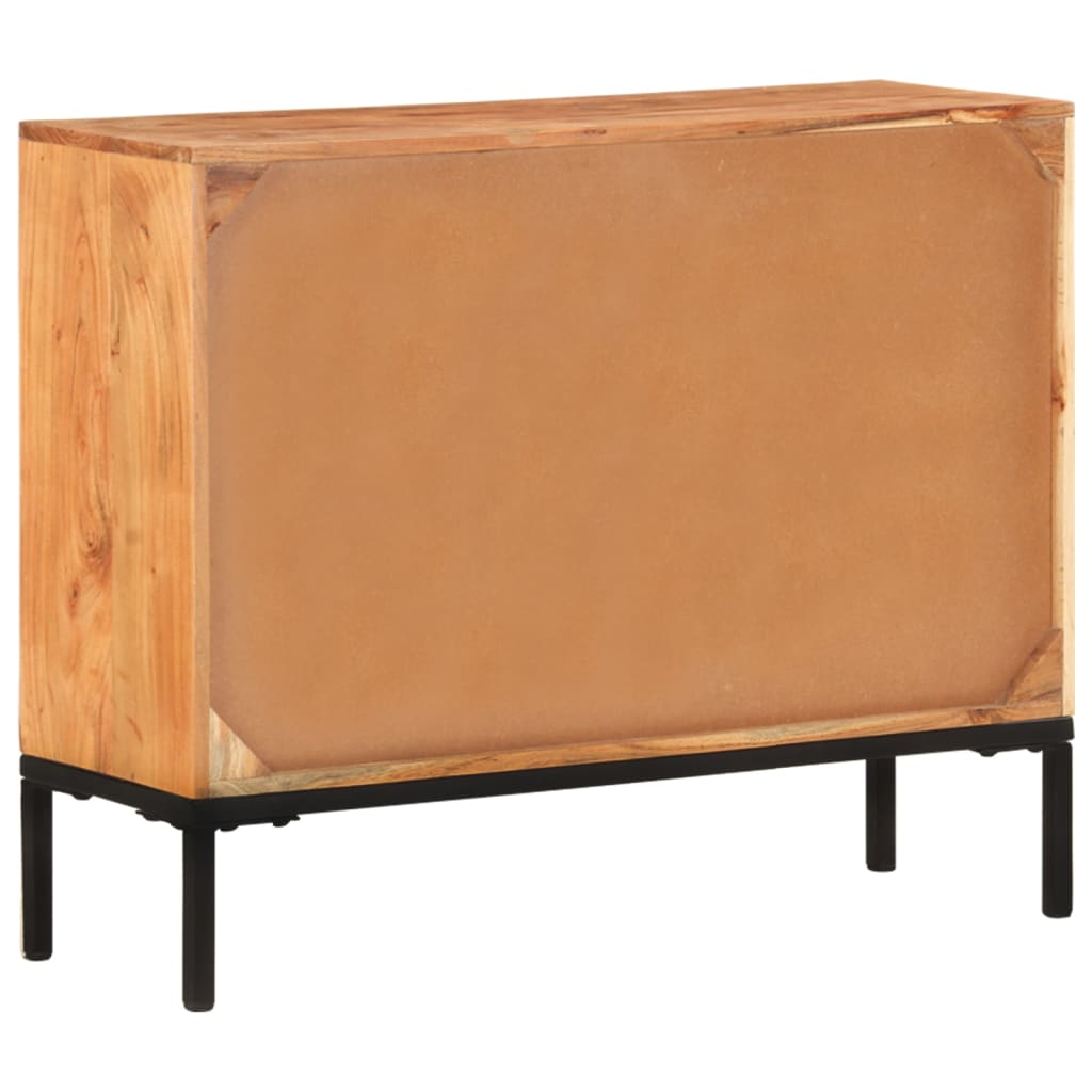 Dressoir 88x30x73 cm massief acaciahout is nu te koop bij PeponiXL, paradijselijk wonen!