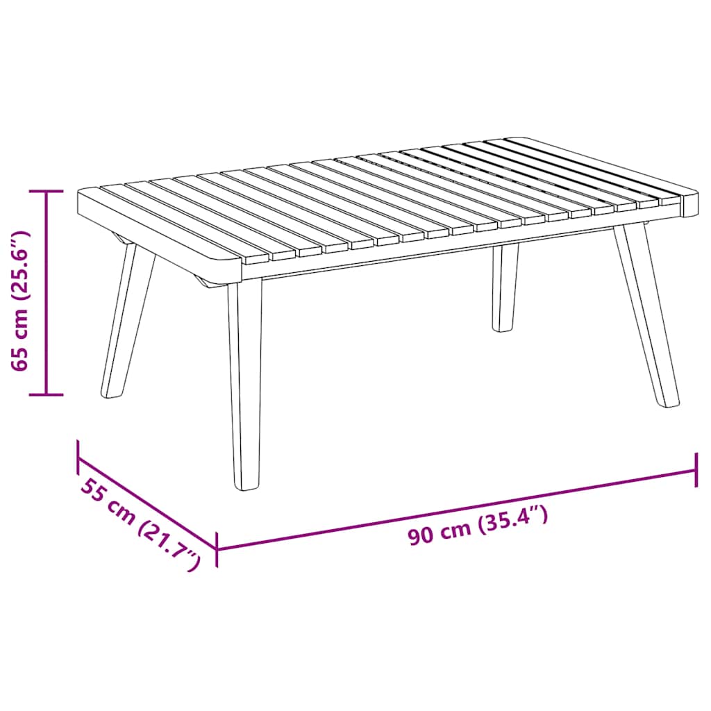 3-delige Loungeset met kussens massief acaciahout is nu te koop bij PeponiXL, paradijselijk wonen!