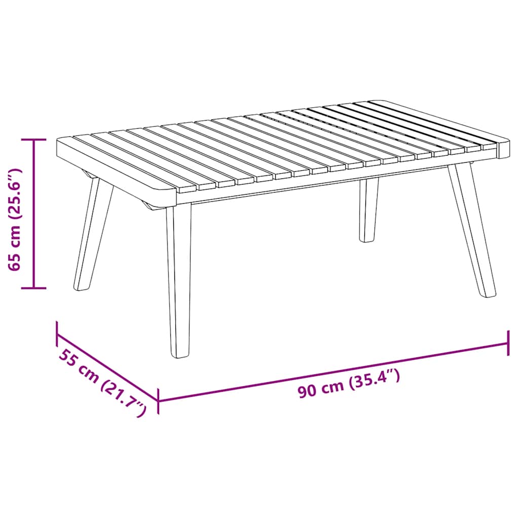 2-delige Loungeset met kussens massief acaciahout is nu te koop bij PeponiXL, paradijselijk wonen!