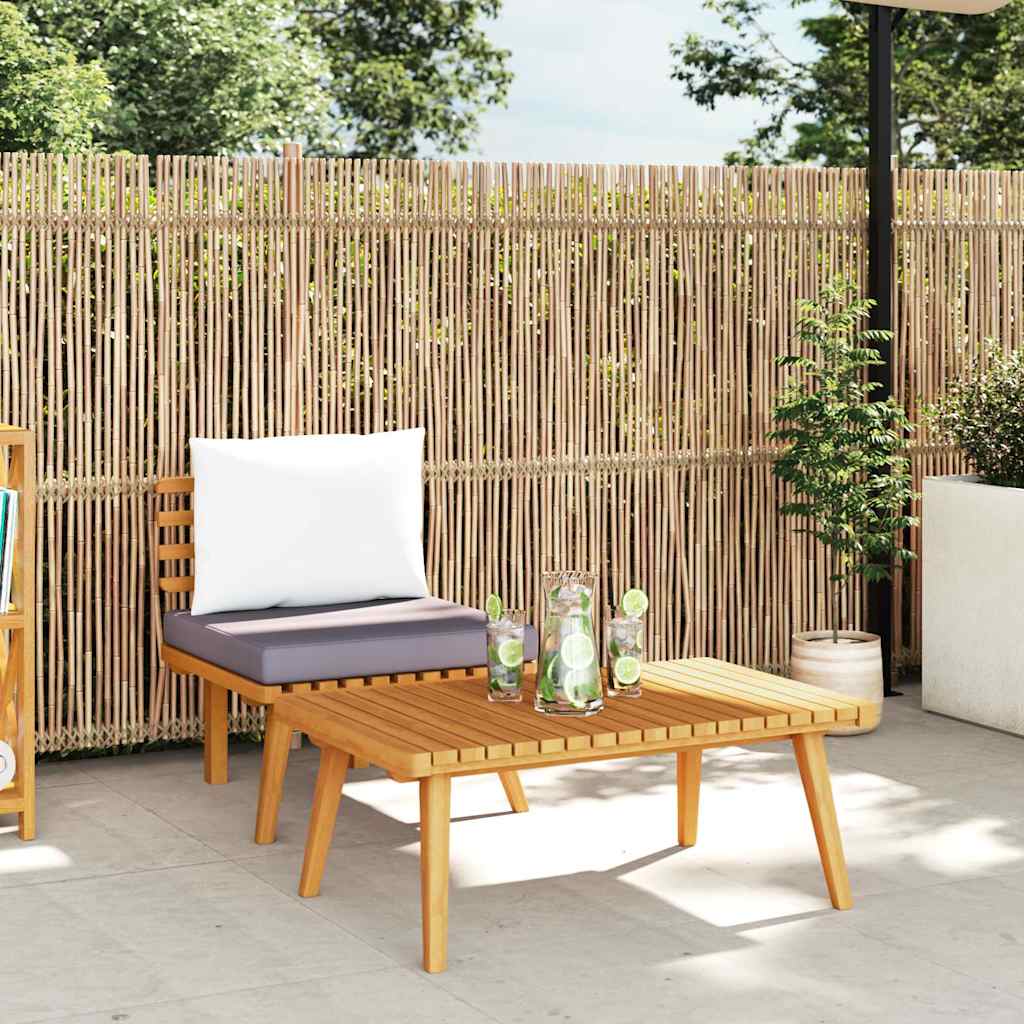 2-delige Loungeset met kussens massief acaciahout is nu te koop bij PeponiXL, paradijselijk wonen!