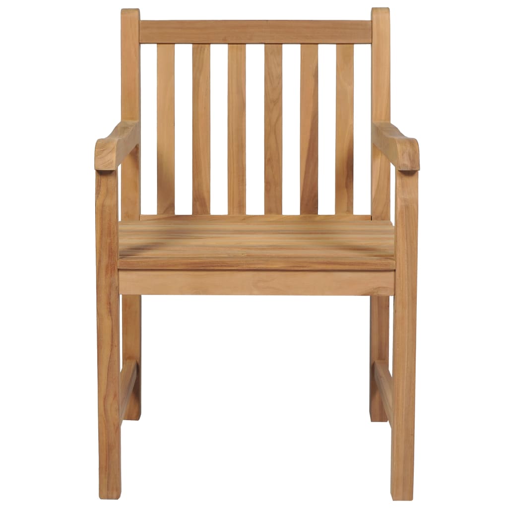 Tuinstoelen 6 st met beige kussens massief teakhout is nu te koop bij PeponiXL, paradijselijk wonen!