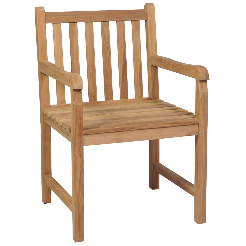 Tuinstoelen 8 st met lichtblauwe kussens massief teakhout is nu te koop bij PeponiXL, paradijselijk wonen!