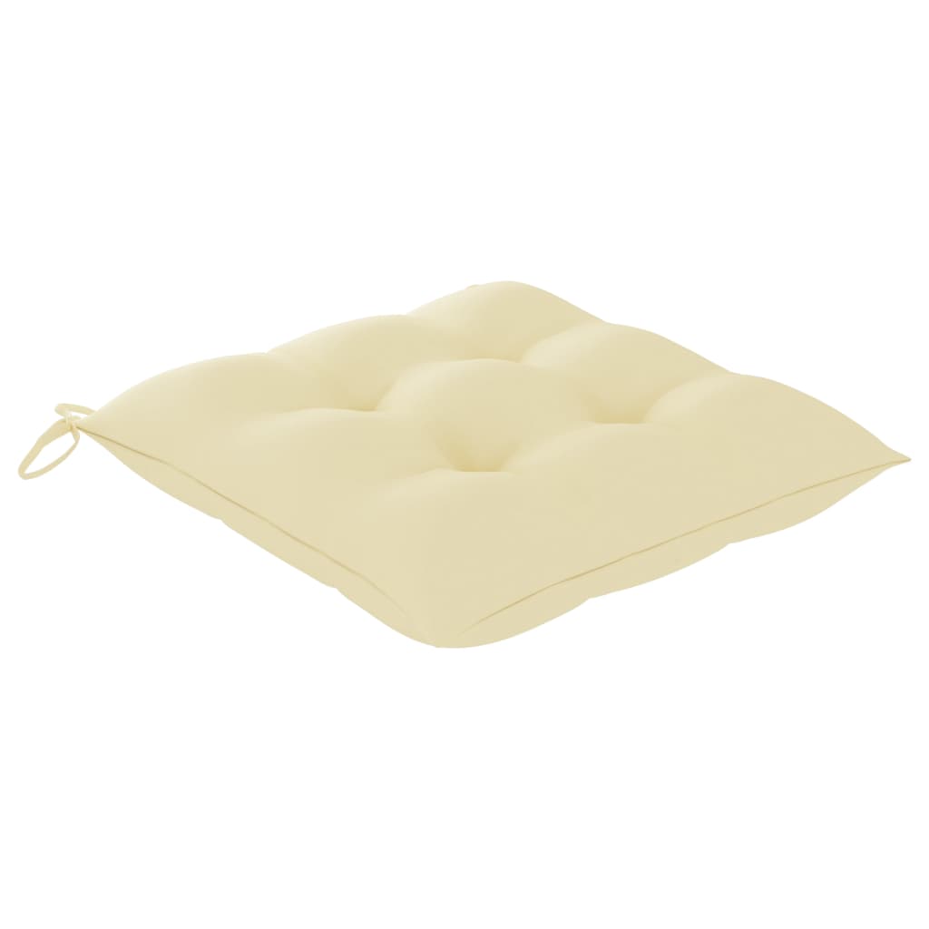 Tuinstoelen 4 st met kussens massief teakhout is nu te koop bij PeponiXL, paradijselijk wonen!