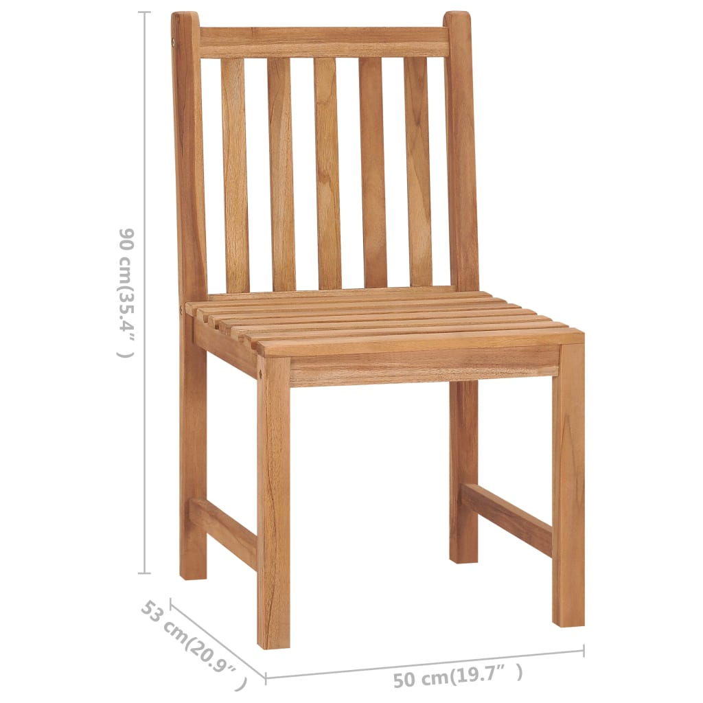 Tuinstoelen 6 st met kussens massief teakhout is nu te koop bij PeponiXL, paradijselijk wonen!