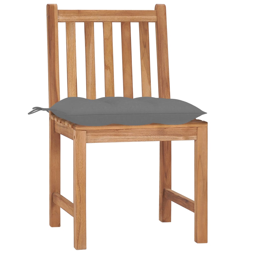 Tuinstoelen 8 st met kussens massief teakhout is nu te koop bij PeponiXL, paradijselijk wonen!