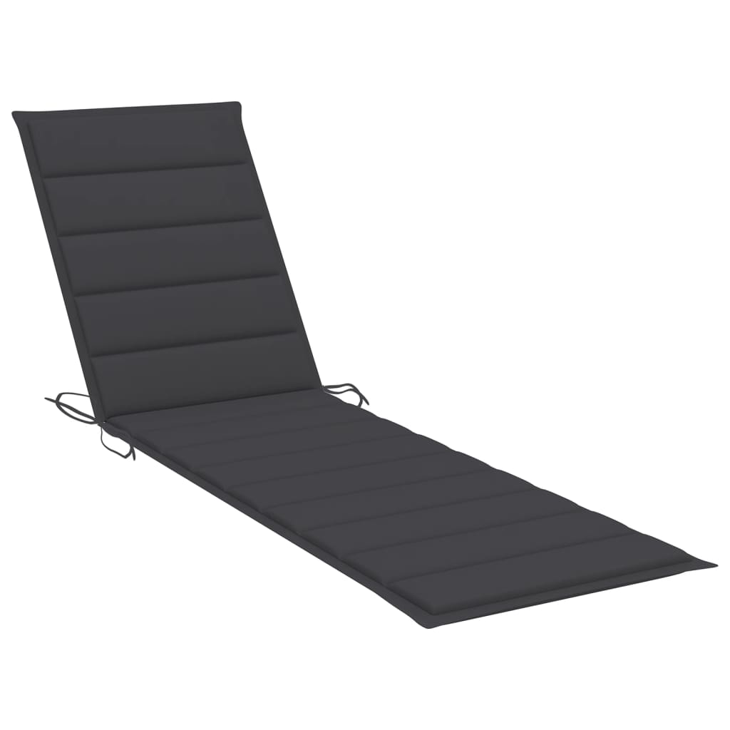Ligbedden 2 st met tafel en kussens massief teakhout is nu te koop bij PeponiXL, paradijselijk wonen!