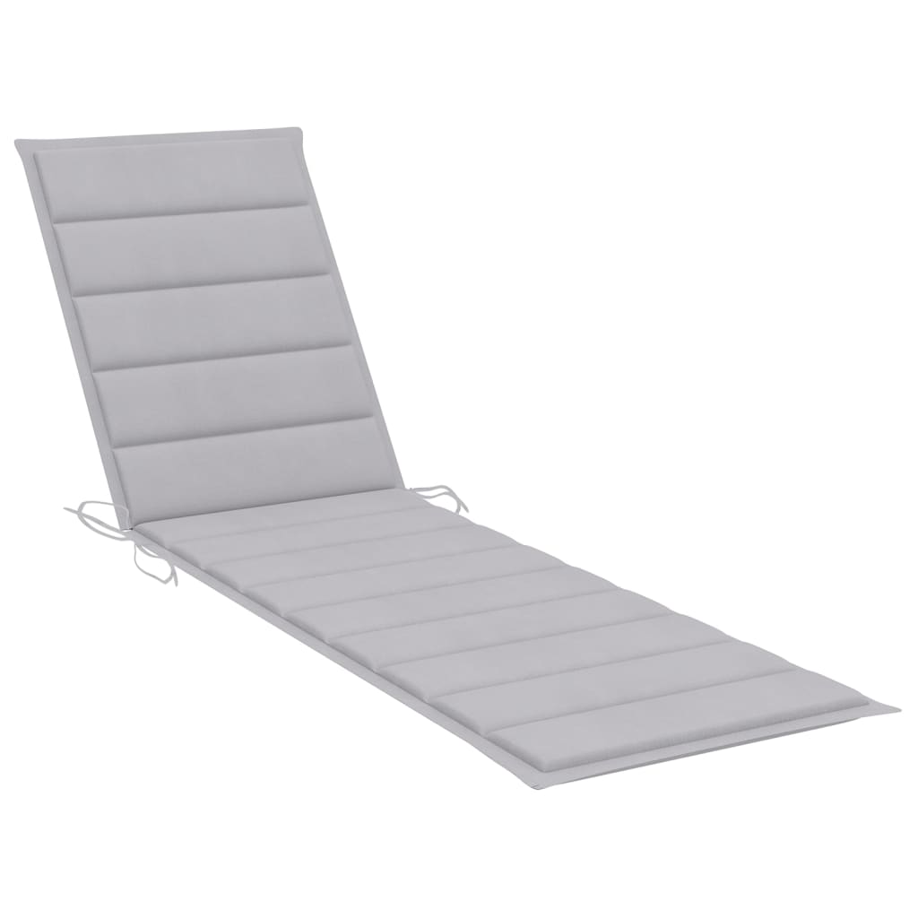 Ligbedden 2 st met tafel en kussens massief teakhout is nu te koop bij PeponiXL, paradijselijk wonen!