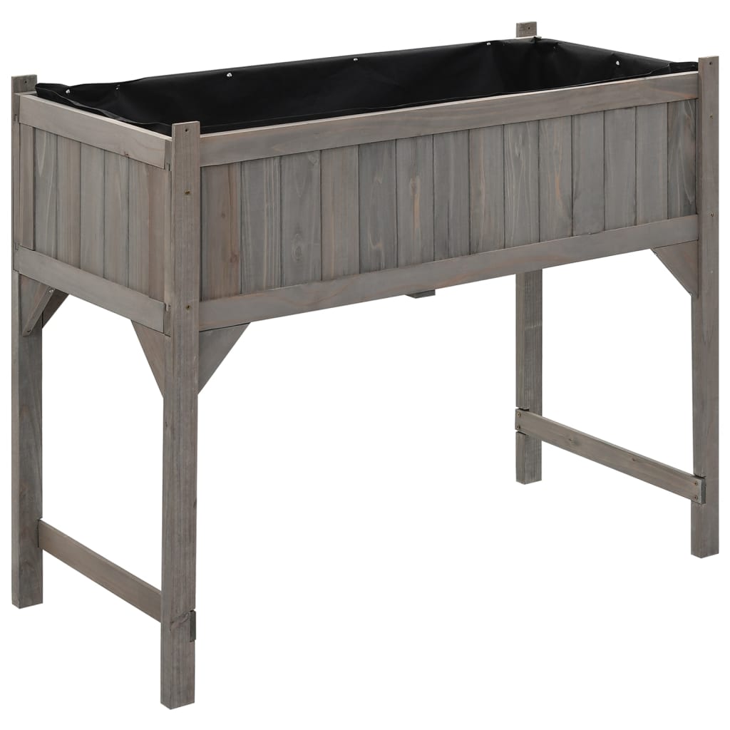 Plantenbak verhoogd met kas 110x54x120 cm massief vurenhout is nu te koop bij PeponiXL, paradijselijk wonen!