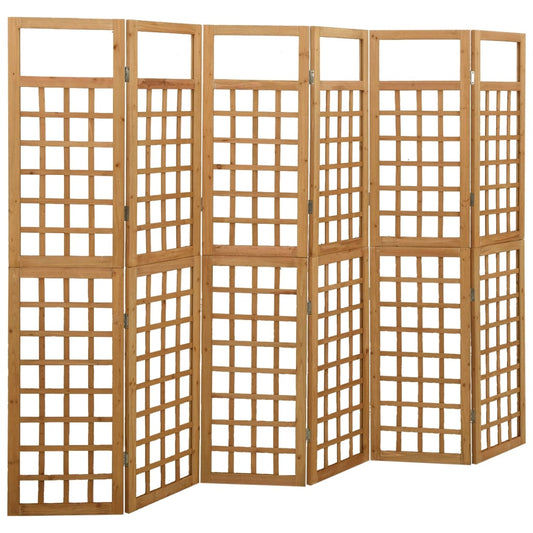 Kamerscherm/trellis met 6 panelen 242,5x180 cm vurenhout is nu te koop bij PeponiXL, paradijselijk wonen!