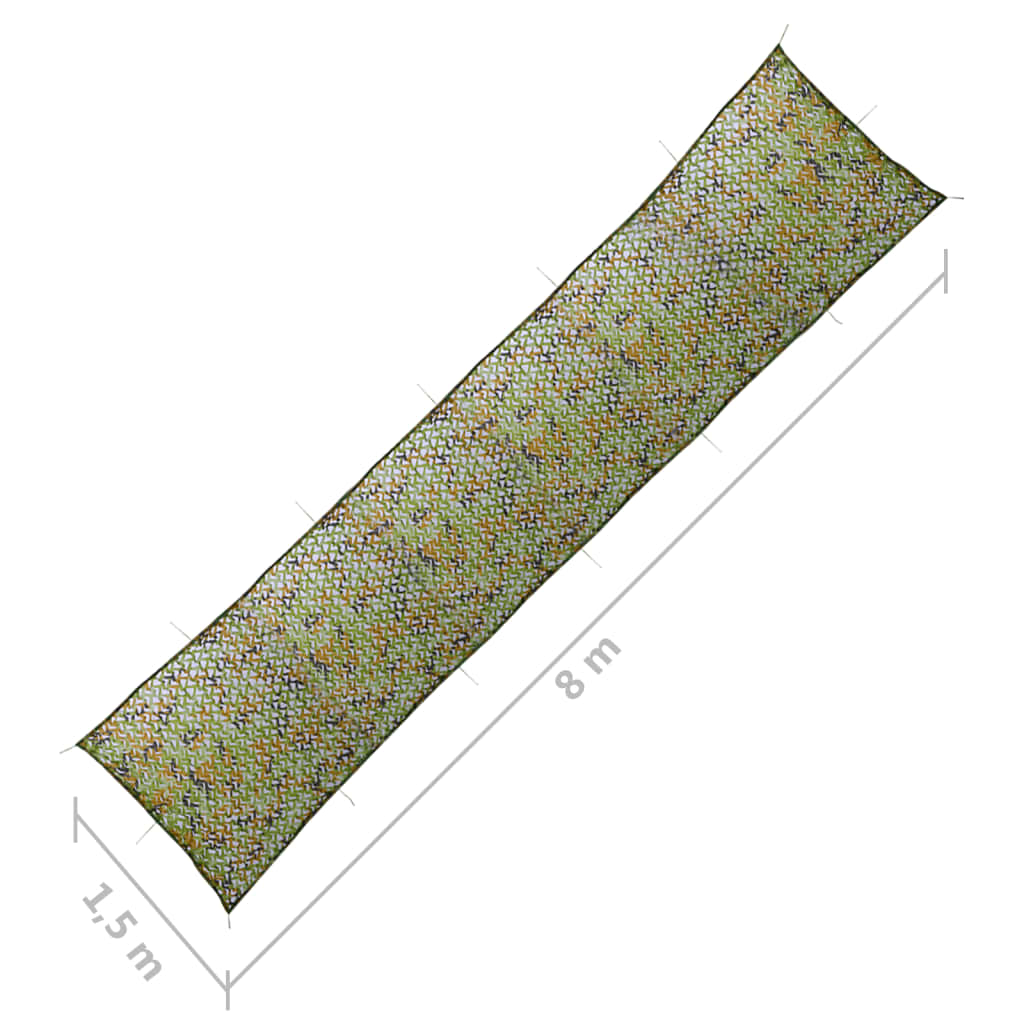 Camouflagenet met opbergtas 1,5x8 m groen is nu te koop bij PeponiXL, paradijselijk wonen!