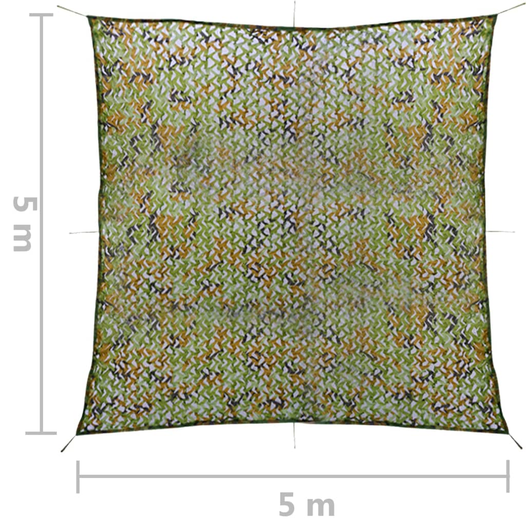 Camouflagenet met opbergtas 5x5 m groen is nu te koop bij PeponiXL, paradijselijk wonen!
