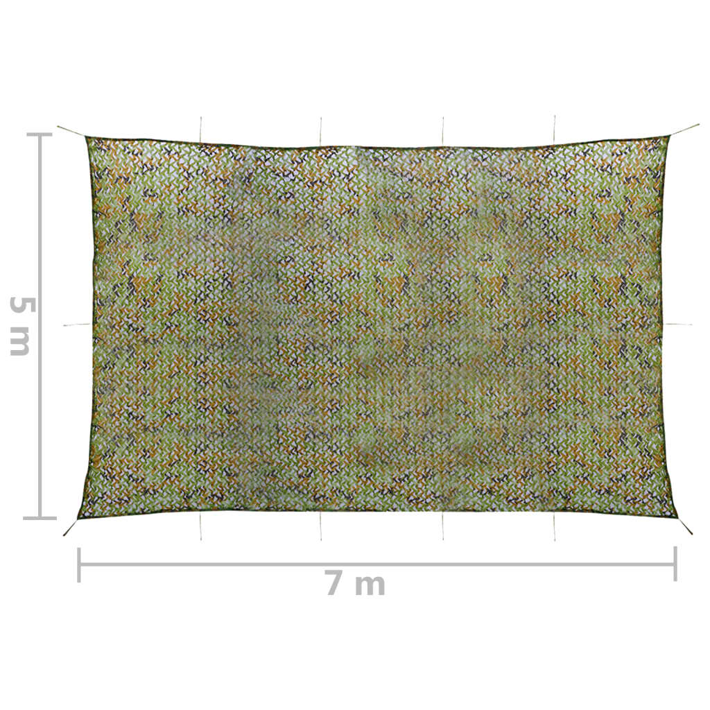 Camouflagenet met opbergtas 5x7 m groen is nu te koop bij PeponiXL, paradijselijk wonen!
