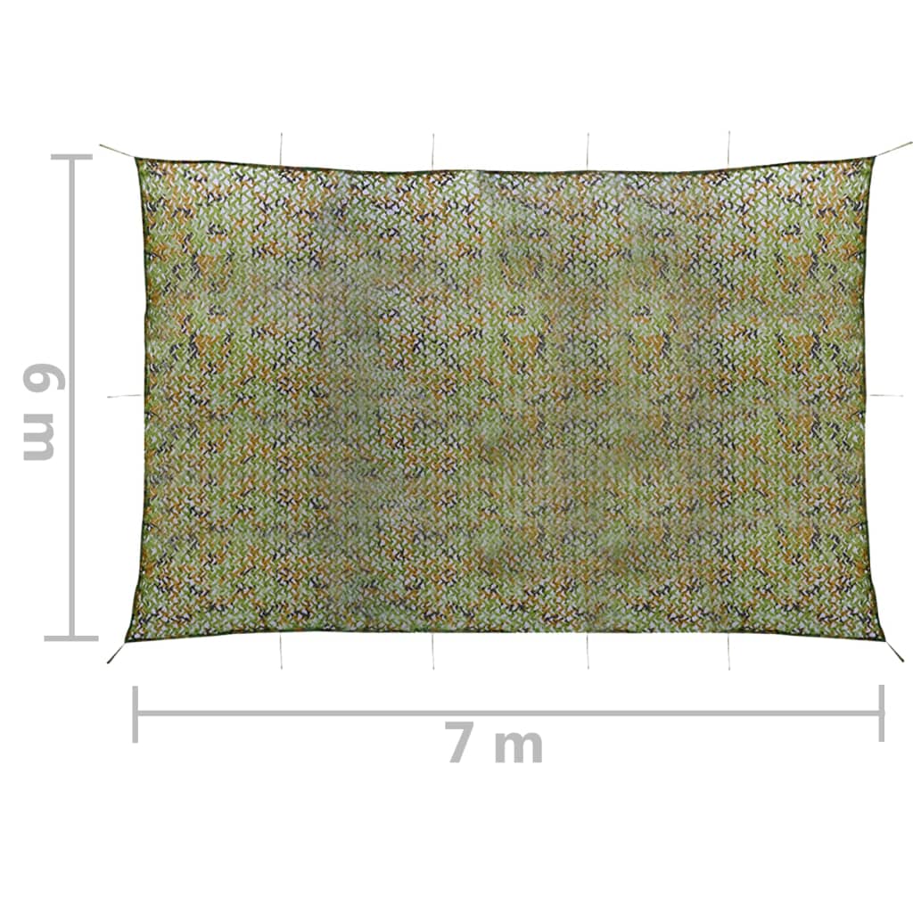 Camouflagenet met opbergtas 6x7 m groen is nu te koop bij PeponiXL, paradijselijk wonen!