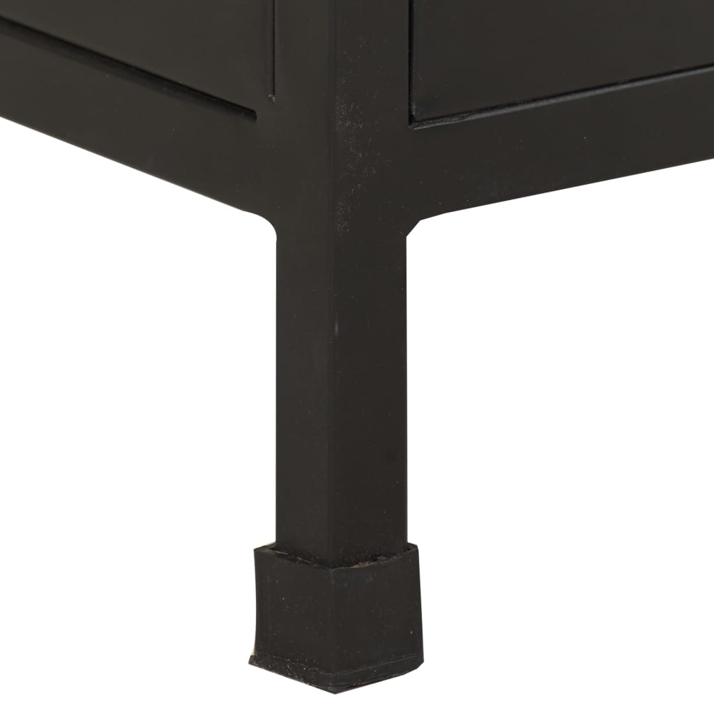 Dressoir met 3 lades en 4 deuren ruw mangohout is nu te koop bij PeponiXL, paradijselijk wonen!