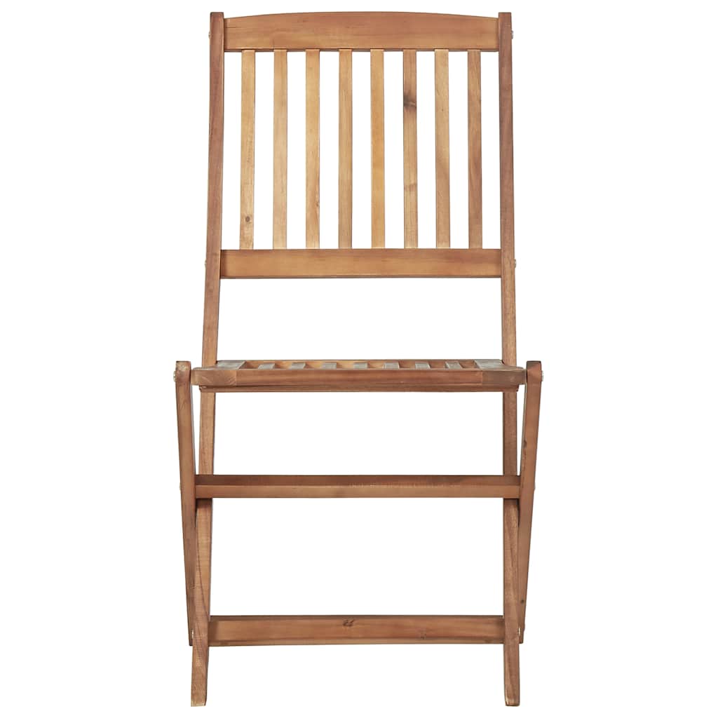Tuinstoelen 6 st inklapbaar met kussens massief acaciahout is nu te koop bij PeponiXL, paradijselijk wonen!