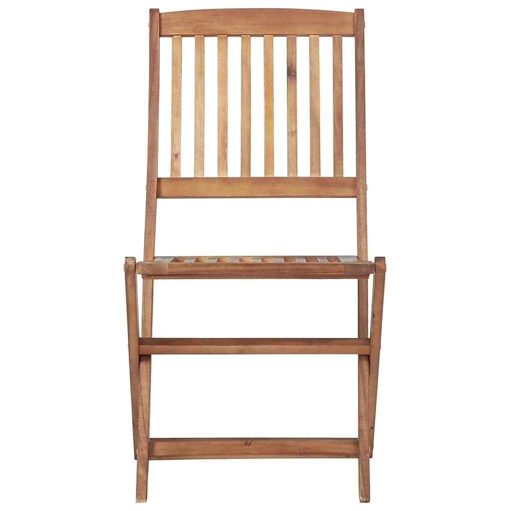 Tuinstoelen 8 st inklapbaar met kussens massief acaciahout is nu te koop bij PeponiXL, paradijselijk wonen!