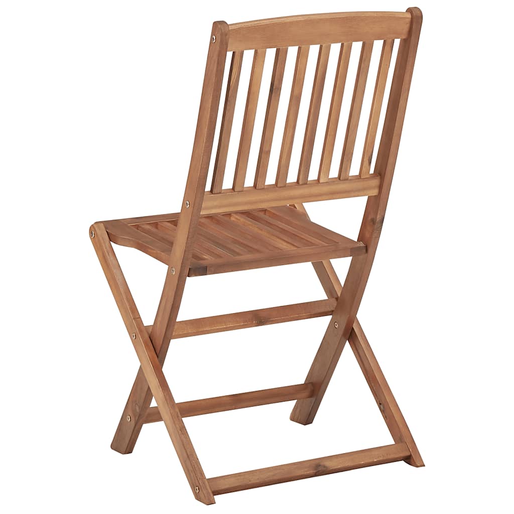 Tuinstoelen 8 st inklapbaar met kussens massief acaciahout is nu te koop bij PeponiXL, paradijselijk wonen!