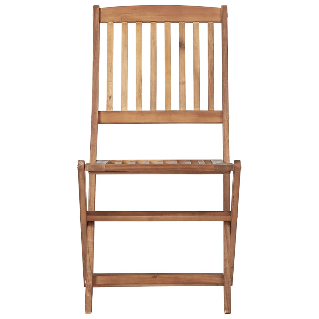 Tuinstoelen 8 st inklapbaar met kussens massief acaciahout is nu te koop bij PeponiXL, paradijselijk wonen!