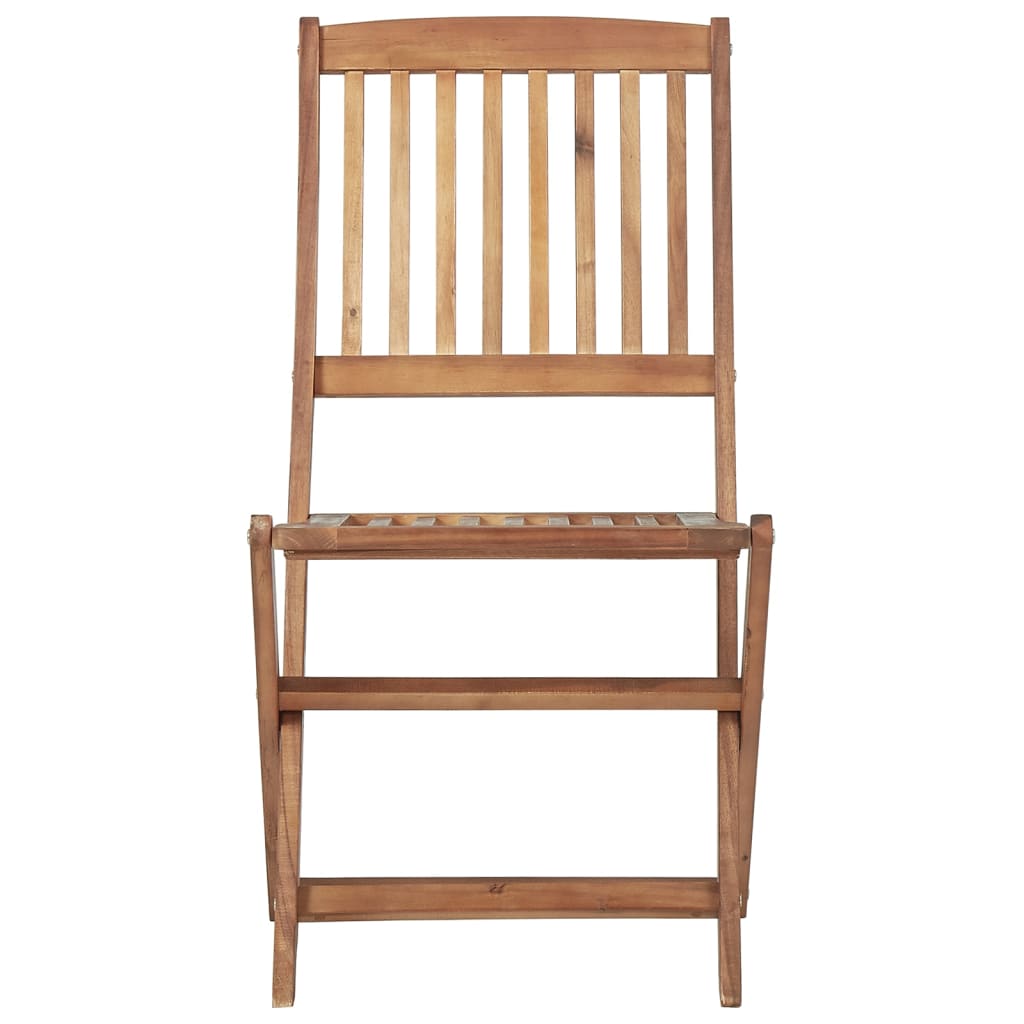Tuinstoelen 8 st inklapbaar met kussens massief acaciahout is nu te koop bij PeponiXL, paradijselijk wonen!