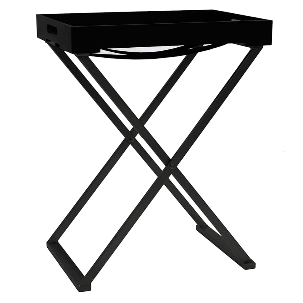 Klaptafel 48x34x61 cm MDF zwart is nu te koop bij PeponiXL, paradijselijk wonen!