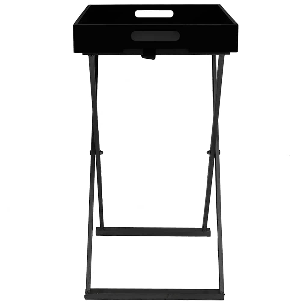 Klaptafel 48x34x61 cm MDF zwart is nu te koop bij PeponiXL, paradijselijk wonen!